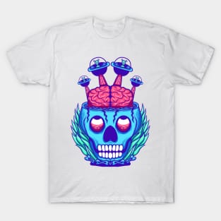 Alien Steal Human Brain T-Shirt